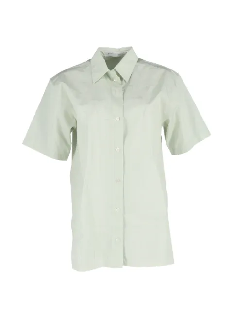 Victoria Beckham short-sleeve shirt Green NAPPUGBCL457311W
