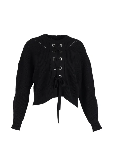 Isabel Marant Vintage Laley crew-neck sweater Black NAPPUGBCL337885W