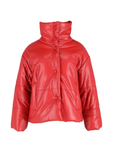 Nanushka hide puffer jacket Red NAPPUGBCL361703W