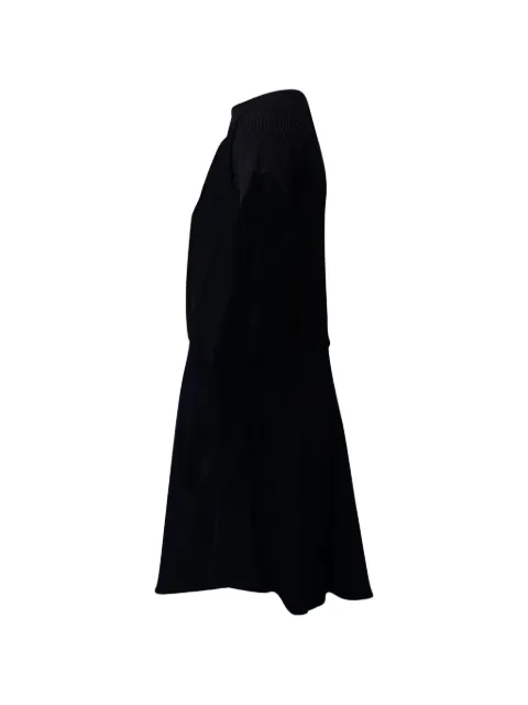 Balenciaga Pre-Owned knit asymmetric dress Blue BAPUGBCL199819W