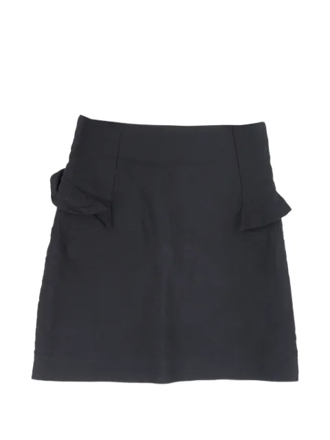 SANDRO A-line ruffled skirt Black NAPPUGBCL453530W
