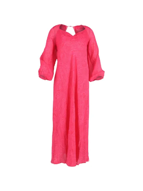 Rixo printed midi dress Pink NAPPUGBCL446985W