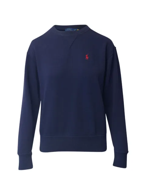 Ralph Lauren Vintage logo-embroidered sweatshirt Blue NAPPUGBCL209497W