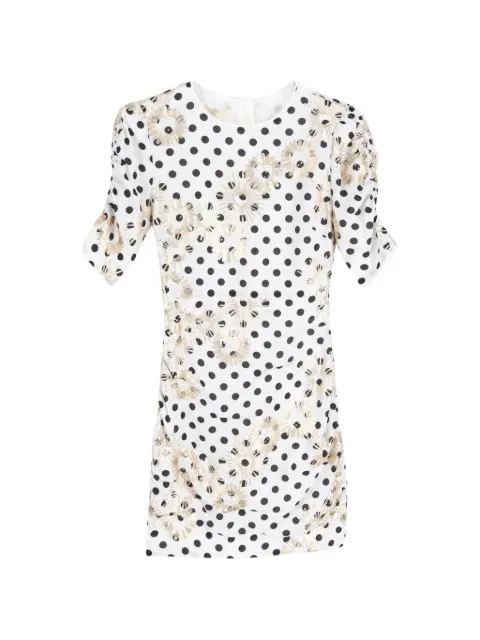 Maje Razula sequin polka-dot mini dress White NAPPUGBCL397014W