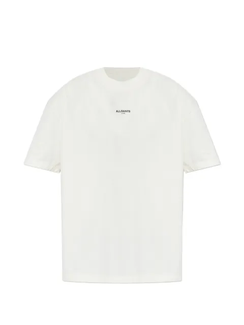 AllSaints Mikro printed-logo T-shirt White M028JE