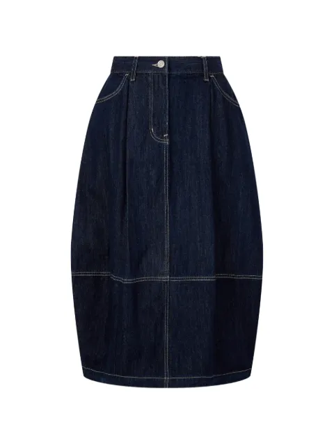 TOMBOY denim balloon midi skirt Blue 9106262202