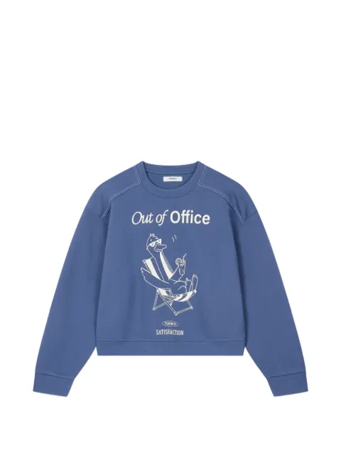 TOMBOY duck-print sweatshirt Blue 9106122107