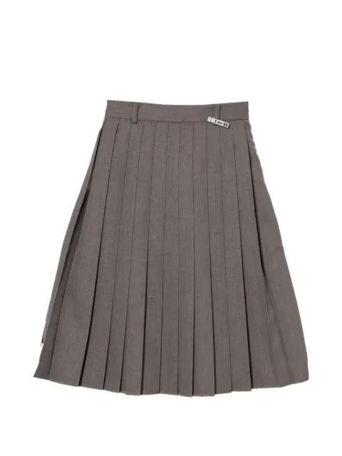 Maison MIHARA YASUHIRO pleated midi skirt Grey MHRSKK131MOXQBWB036