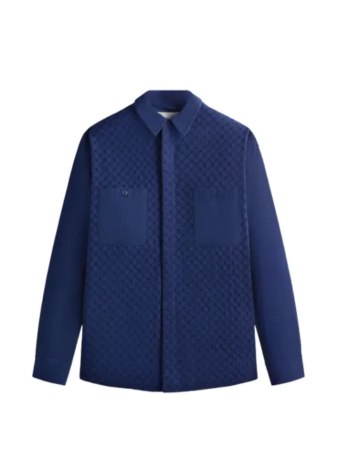 KITH Apollo lattice floral shirt Blue KHM0320685032