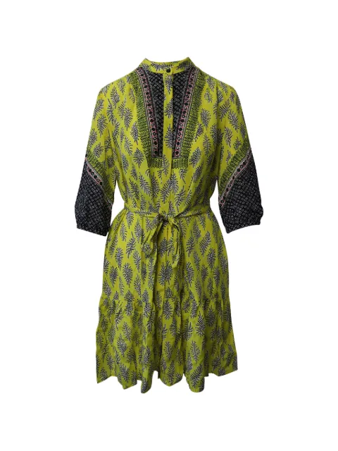 Saloni Tyra printed dress Yellow TONPUGBCL160041W