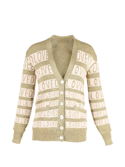Gucci Pre-Owned button-fastening cardigan Gold TONPUGBCL409632W