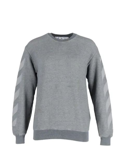 Off-White Pre-Owned crewneck sweatshirt Grey NAPPUGBCL283219W