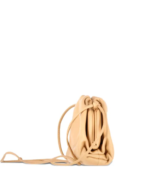 Bottega Veneta Pre-Owned 2020 mini Pouch 20 sling bag Neutrals NAPPUGBBA410171W