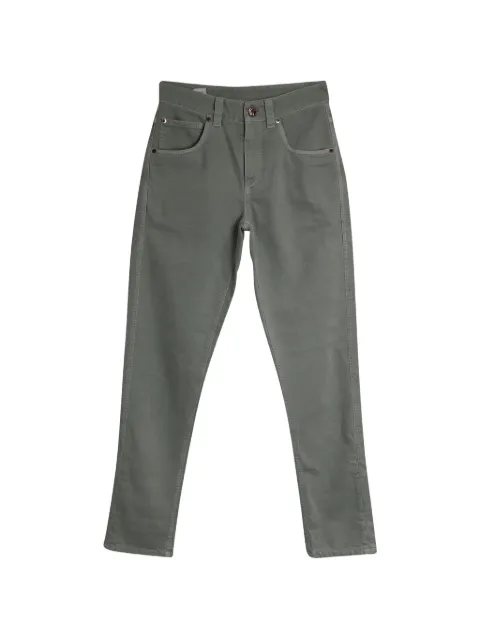 Brunello Cucinelli Vintage button-fastening jeans Green NAPPUGBCL283986W