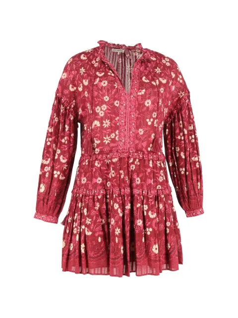 Ulla Johnson floral-print mini dress Red HNDOGBCL460282W