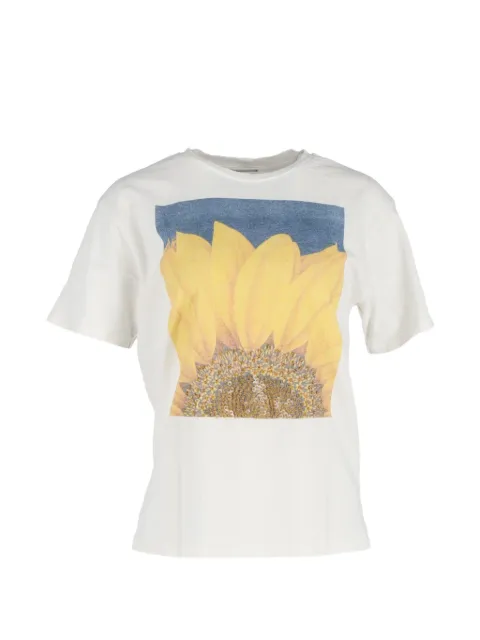 SANDRO sunflower-graphic T-shirt White TONPUGBCL361686W