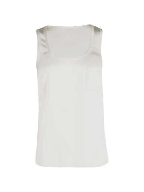 JOSEPH silk tank top White NAPPUGBCL247260W