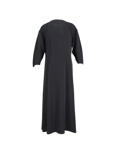 TOTEME crem-neck maxi dress Black NAPPUGBCL238578W