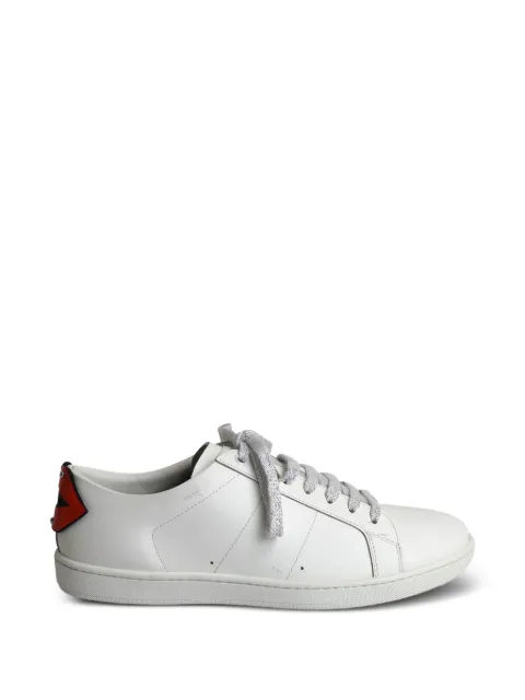 Saint Laurent Pre-Owned leather sneakers White HNPUGBSH267270M