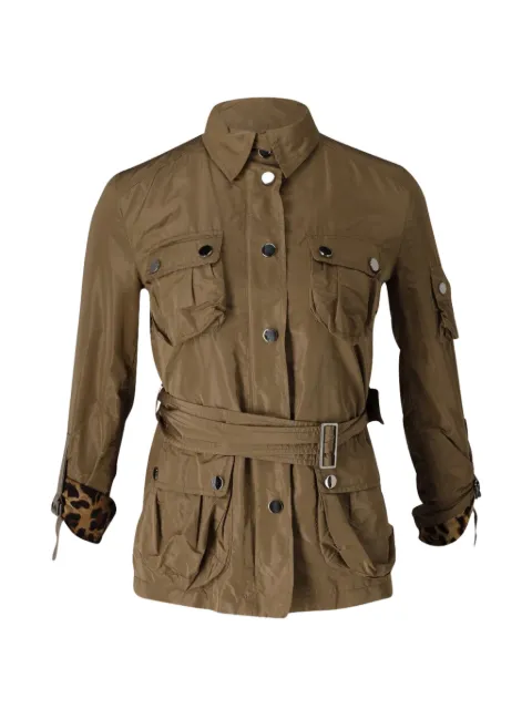 Dolce & Gabbana Pre-Owned belted jacket Brown NAPPUGBCL255353W