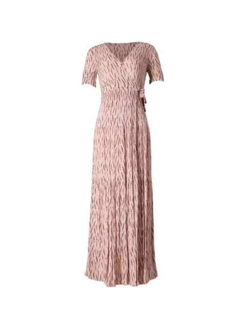 Ba&Sh floral-print wrap-detail maxi dress Pink NAPPUGBCL262489W