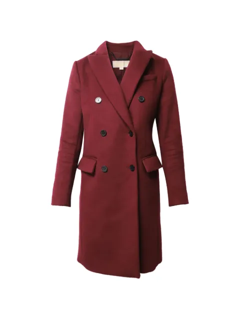 Michael Kors Vintage double-breasted coat Red TONPUGBCL124298W