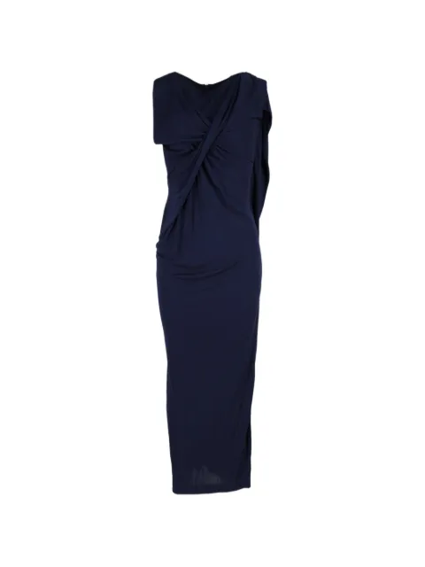 Peter Pilotto draped sleeveless gown Blue NAPPUGBCL360119W