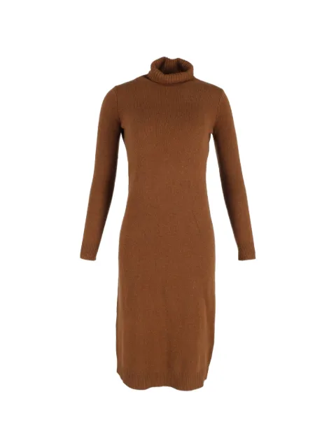 Max Mara knitted turtleneck dress Brown NAPPUGBCL365506W