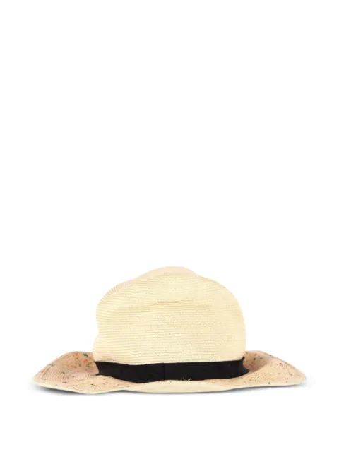 Eugenia Kim flecked ribbon sun hat Neutrals NAPPUGBAC324545W