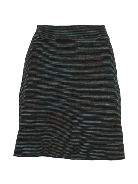 Missoni Pre-Owned striped mini skirt Black TONPUGBCL357167W