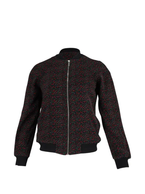 Michael Kors Vintage floral print zip jacket Black TONPUGBCL255578W