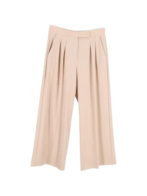 Max Mara pleated wide-leg trousers Neutrals NAPPUGBCL357483W