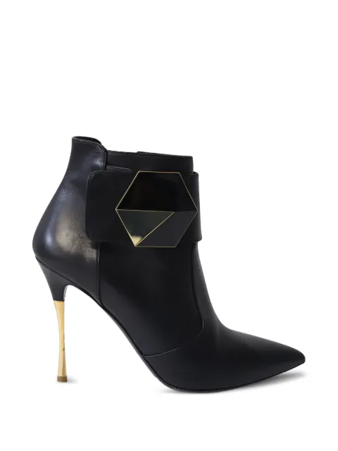 Nicholas Kirkwood hexagon leather ankle boots Black TONPUGBSH189254W