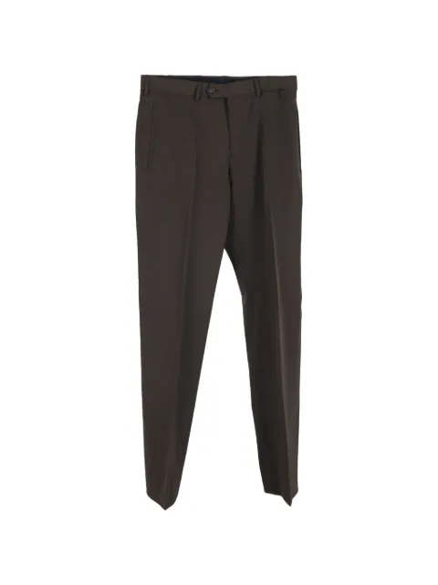 Prada Pre-Owned straight-leg trousers Brown MRPPUGBCL448380M