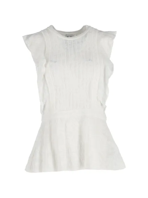 Missoni Pre-Owned cotton sleeveless blouse White NAPPUGBCL361822W