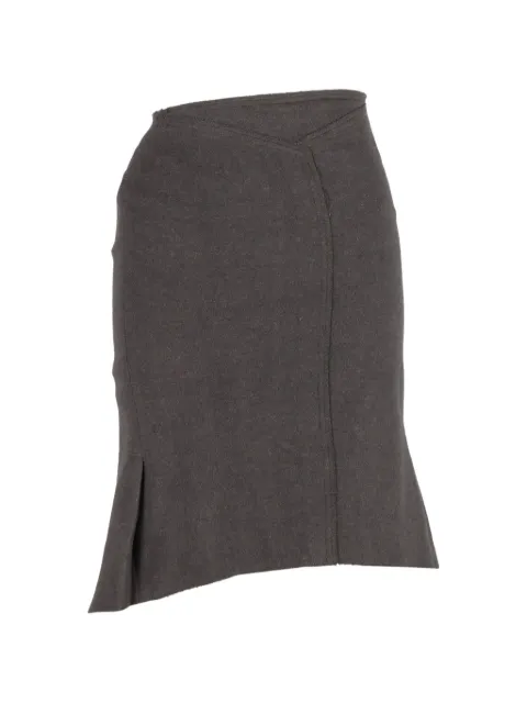 Rm By Roland Mouret plated asymmetrical midi skirt Grey NAPPUGBCL368804W