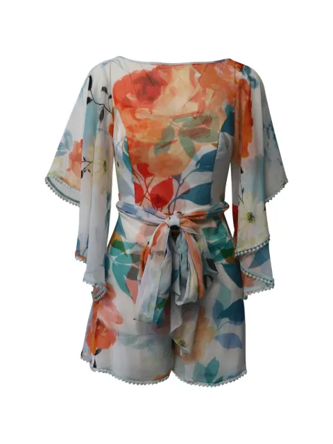 Charo Ruiz Ibiza open-back playsuit White TONPUGBCL156667W