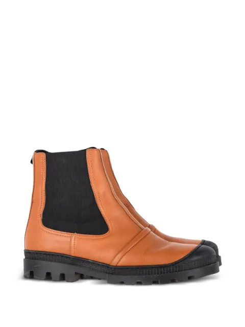 Loewe Pre-Owned leather chelsea boots Brown NAPPUGBSH453385W