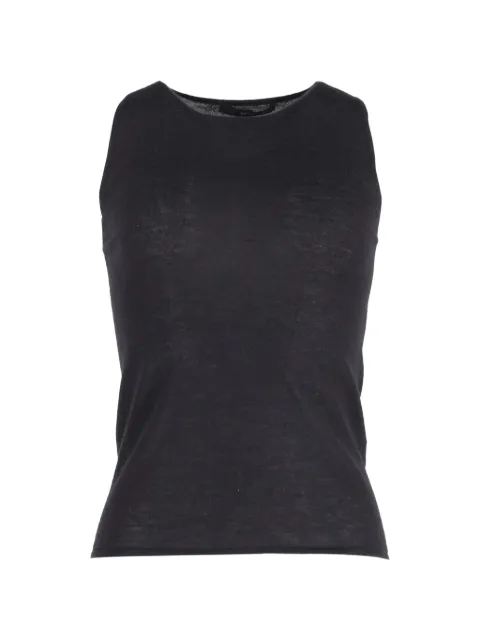 Gucci Pre-Owned cashmere sleeveless top Black NAPPUGBCL422296W