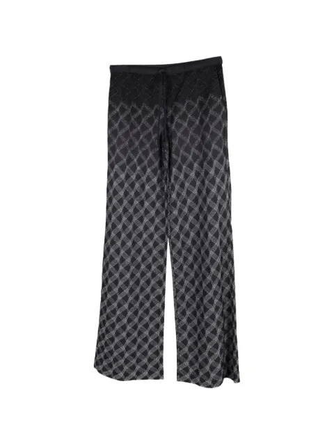 Missoni Pre-Owned patterned trousers Black NAPPUGBCL368342W