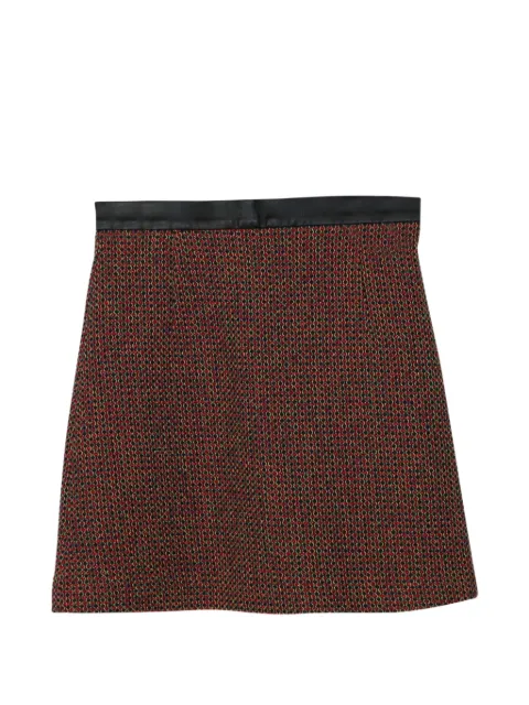 SANDRO zip-fastening skirt set (set of two) Brown HNPUGBCL099515W