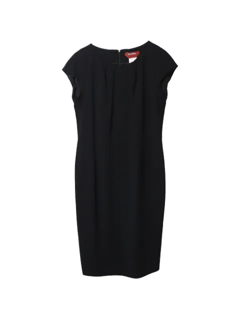 Max Mara crew-neck mini dress Black NAPPUGBCL107086W