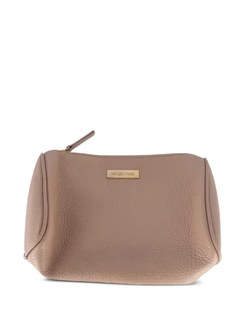 Sergio Rossi Vintage leather make up bag Neutrals NAPPUGBBA081787W