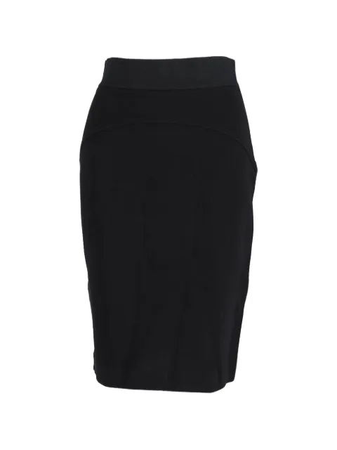 Diane Von Furstenberg Vintage cotton midi skirt Black NAPPUGBCL255723W