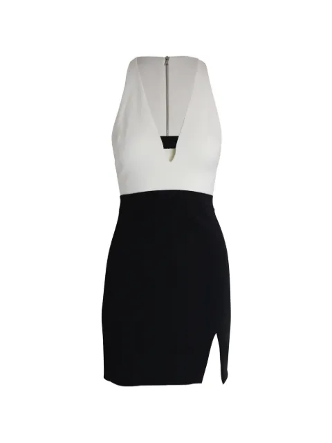 David Koma sleeveless V-neck mini dress Black NAPPUGBCL290304W