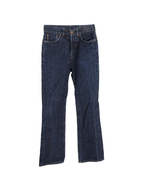 Chloé Vintage high-waisted wide-leg trousers Blue NAPPUGBCL407447W
