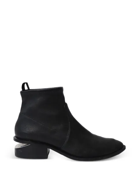 Pre-Owned Alexander Wang Kori cutout-detail leather boots Black NAPPUGBSH247533W