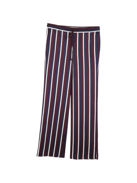 JOSEPH striped wide-leg trousers Purple NAPPUGBCL368316W