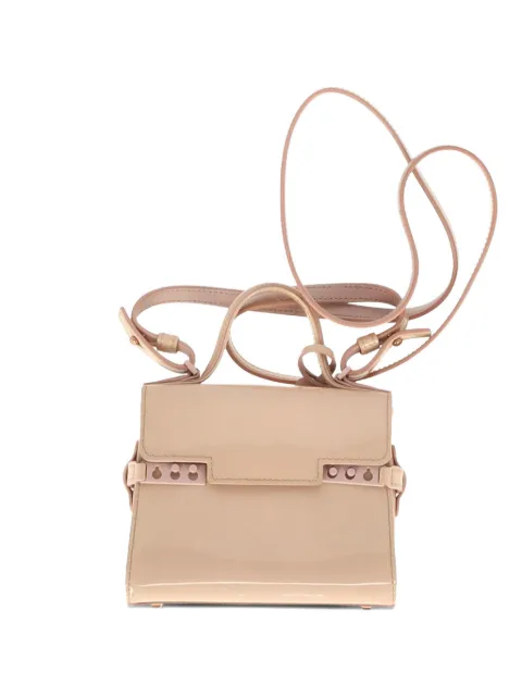 Delvaux Vintage patent leather micro bag Neutrals NAPPUGBBA444208W