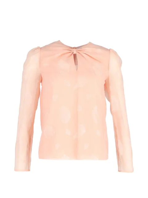 Vilshenko crew-neck blouse Pink NAPPUGBCL359258W